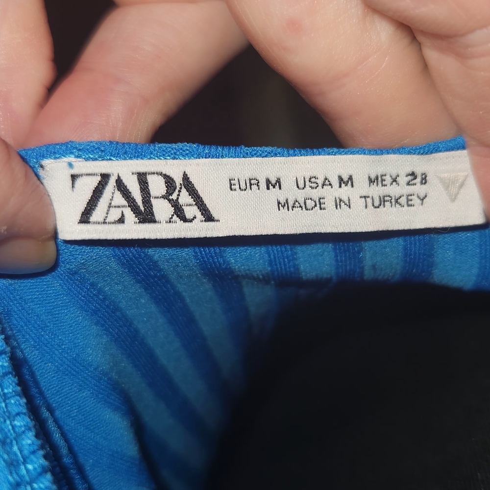 Zara Vibrant Blue Midi Dress - Picture 4 of 4